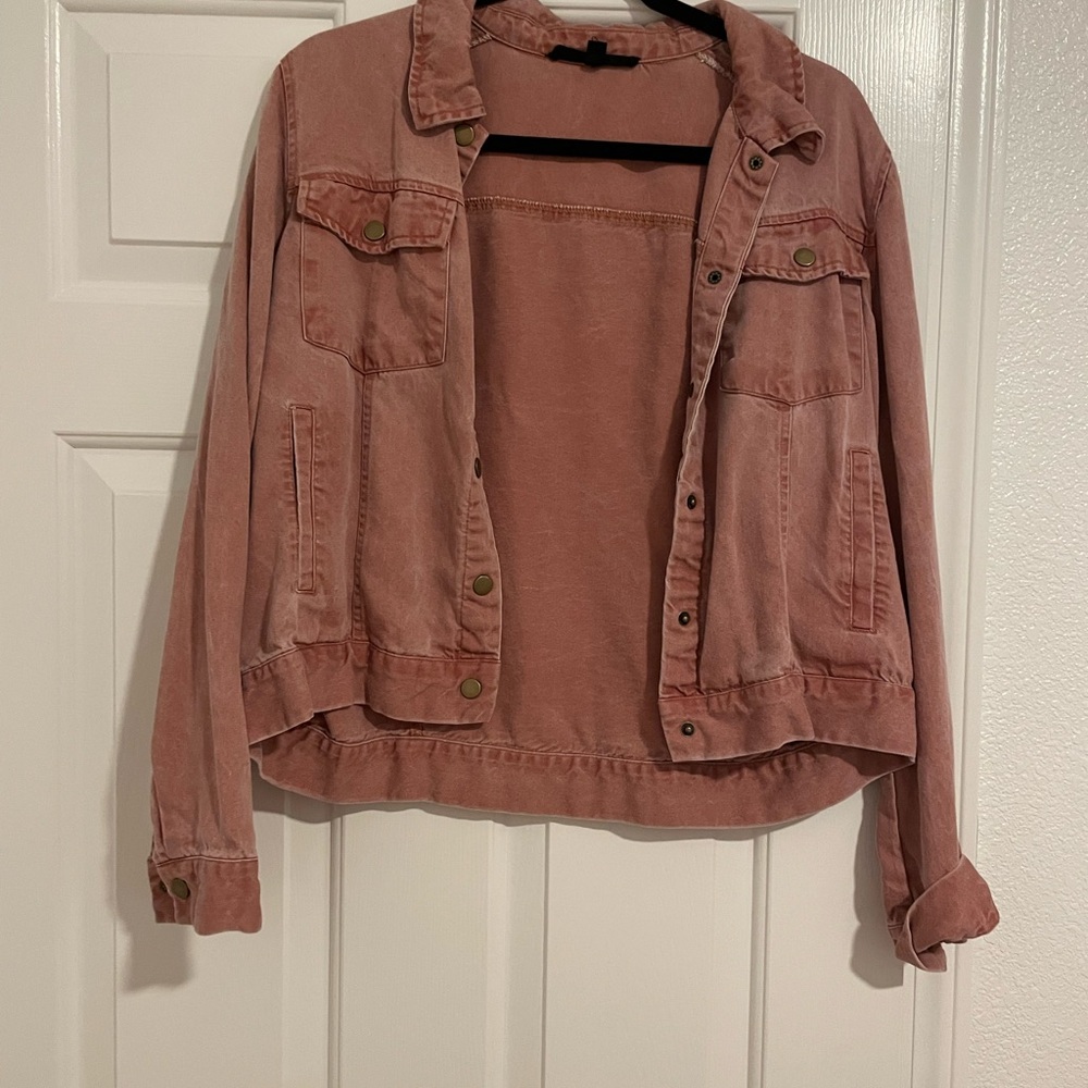 Women's Mauve Denim Jacket